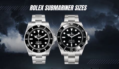 rolex submariner 2017 size|Rolex Submariner size chart.